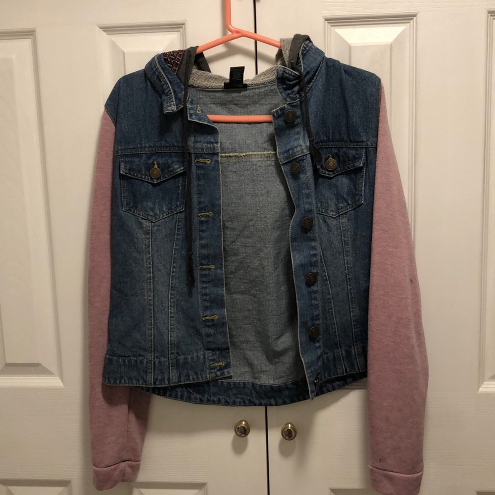 Jean jacket sweater